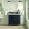 James Martin Vanities 36'' Single Vanity, Black Onyx w/ 3 CM Eternal Jasmine Pearl Quartz Top 424-V36-BKO-3EJP - alternate 4